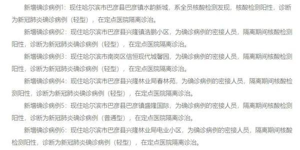 哈尔滨坚决遏制疫情扩散，筑牢防控安全线，发布最新防控消息