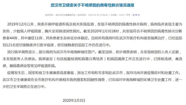 武汉疫情起始年份，回顾与反思的启示