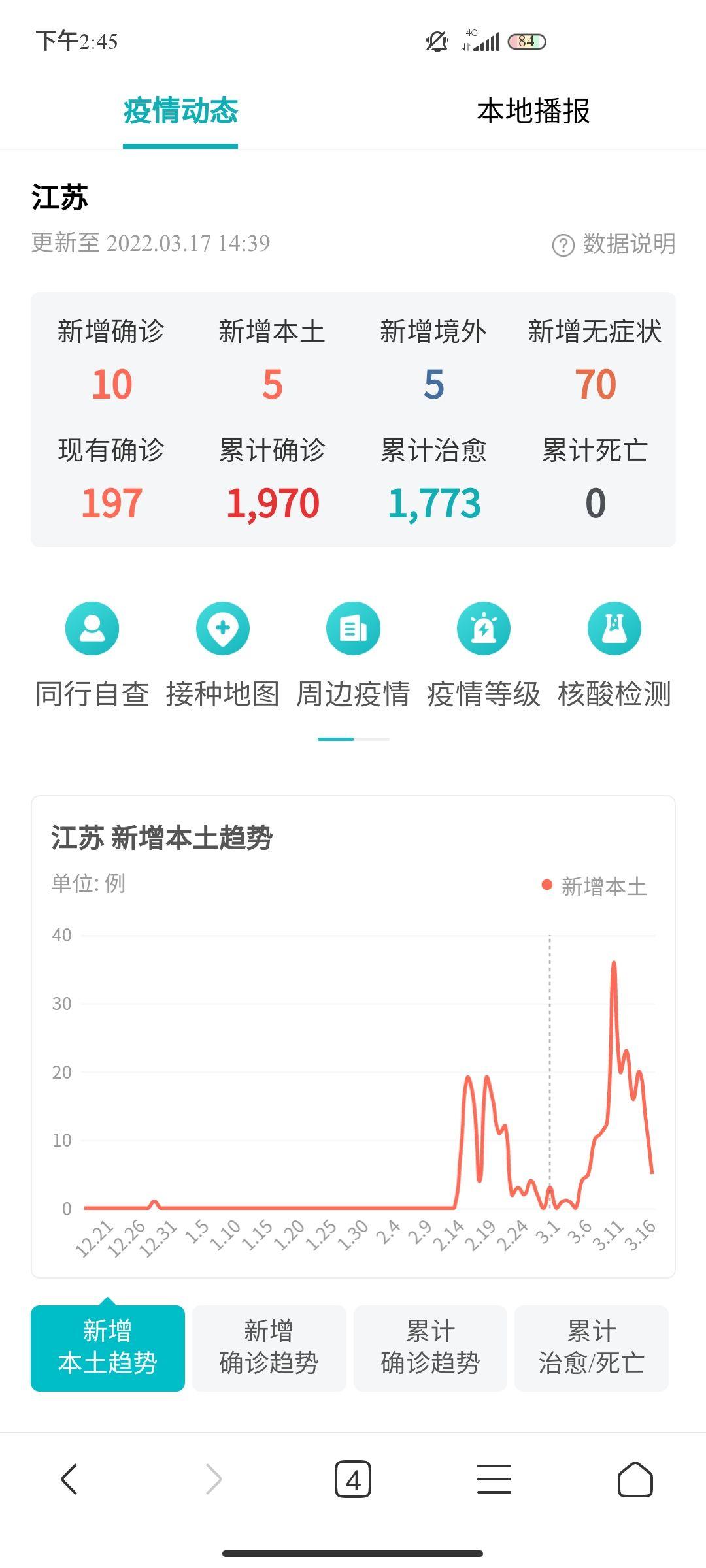 江苏疫情最新动态更新