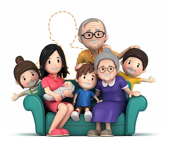 疫情下的家庭生活漫画采恩，温馨与力量的交织时光