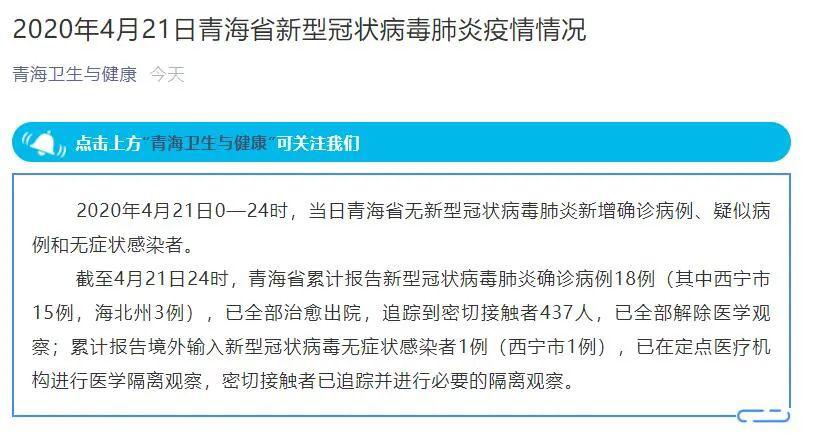 青海省疫情防控最新动态概览