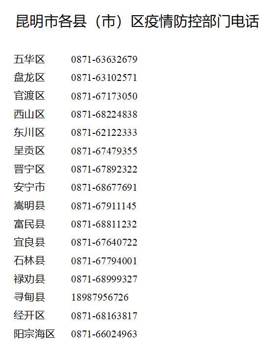青海与昆明联防联控，共筑健康防线，疫情管控最新通告
