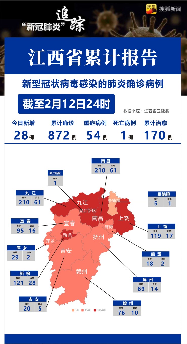 江西省疫情地图揭示，疫情分布与防控动态一目了然
