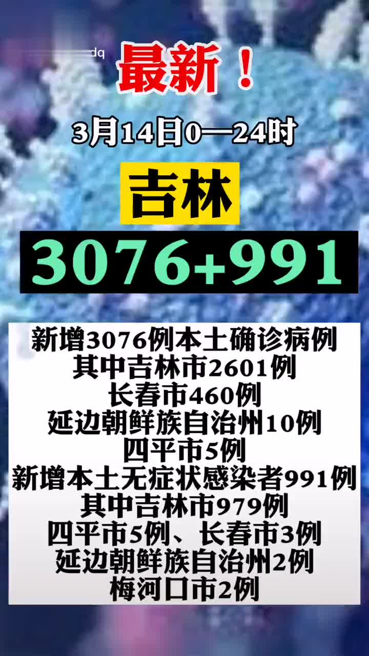 吉林省疫情最新数据更新简报