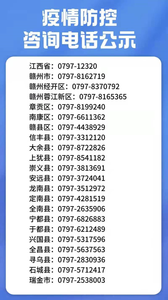 江西省新冠疫情防控指挥部电话，连接民众与防控目标的桥梁