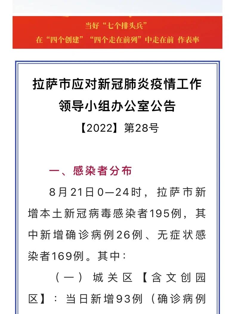 安徽疫情形势与拉萨最新动态报告
