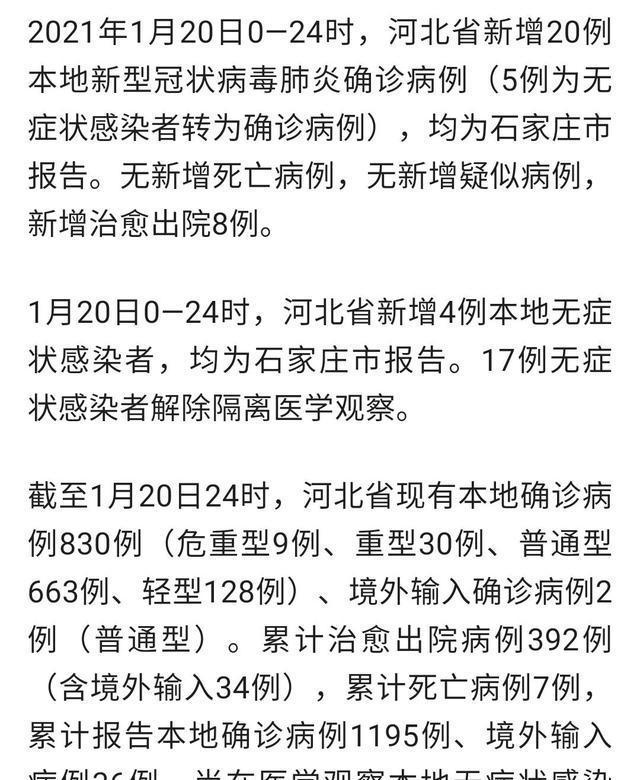 河北疫情最新消息，石家庄疫情动态更新