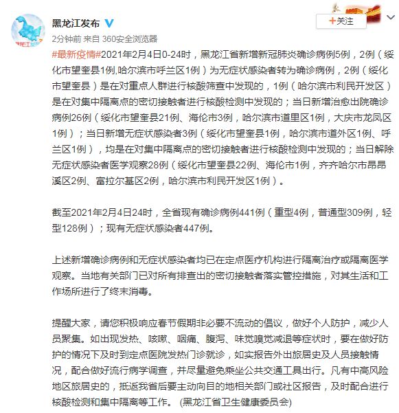 黑龙江省新增新冠病例激增，防控措施再升级