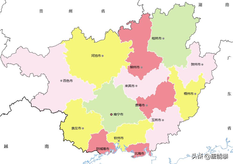广西壮族自治区行政区划详解，究竟有多少个区县？
