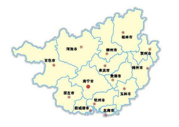 广西壮族自治区共有多少个市