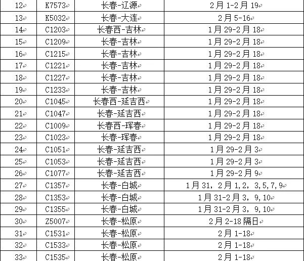【长春市客车停运,2020长春客车停运通知】