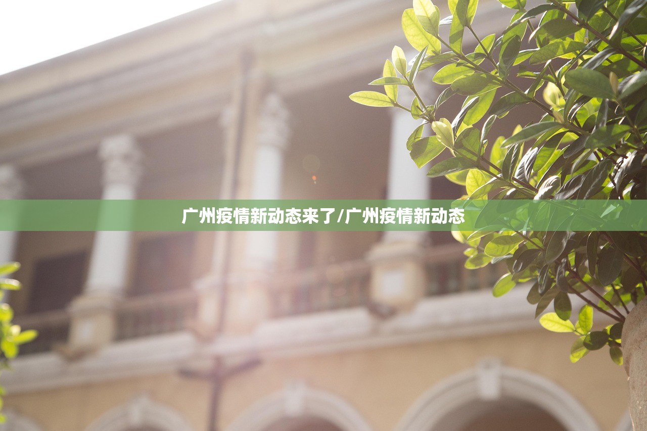 广州疫情新动态来了/广州疫情新动态