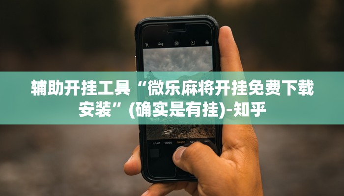 辅助开挂工具“微乐麻将开挂免费下载安装”(确实是有挂)-知乎