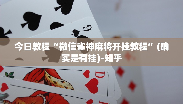 辅助神器“微乐棋牌可以开挂吗”(原来确实是有挂)