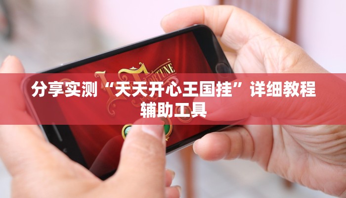 分享实测“天天开心王国挂”详细教程辅助工具