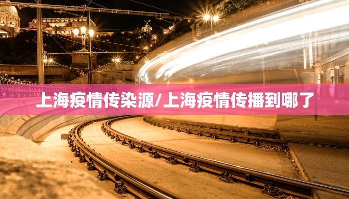上海疫情传染源/上海疫情传播到哪了