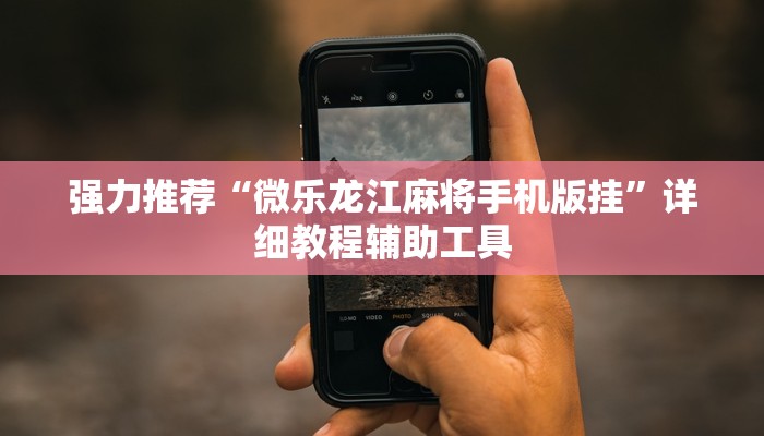 强力推荐“微乐龙江麻将手机版挂”详细教程辅助工具