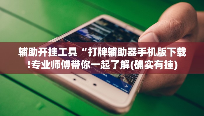 辅助开挂工具“打牌辅助器手机版下载!专业师傅带你一起了解(确实有挂)