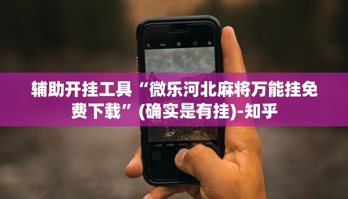 辅助开挂工具“微乐河北麻将万能挂免费下载”(确实是有挂)-知乎