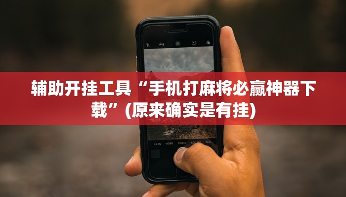辅助开挂工具“手机打麻将必赢神器下载”(原来确实是有挂)