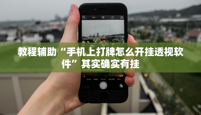教程辅助“手机上打牌怎么开挂透视软件”其实确实有挂