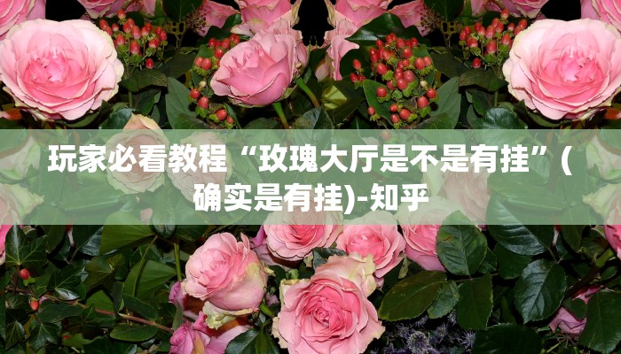 玩家必看教程“玫瑰大厅是不是有挂”(确实是有挂)-知乎