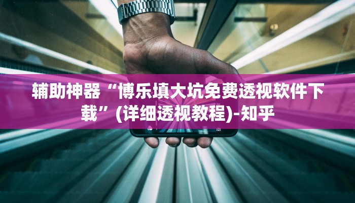 辅助神器“博乐填大坑免费透视软件下载”(详细透视教程)-知乎