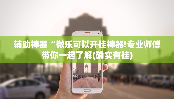 辅助神器“微乐可以开挂神器!专业师傅带你一起了解(确实有挂)