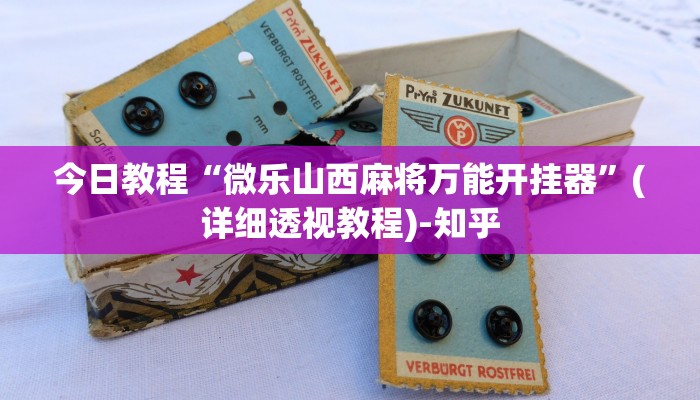 今日教程“微乐山西麻将万能开挂器”(详细透视教程)-知乎