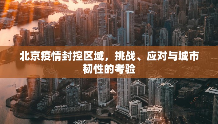 北京疫情封控区域，挑战、应对与城市韧性的考验