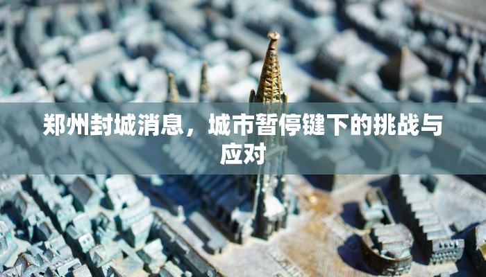 郑州封城消息，城市暂停键下的挑战与应对